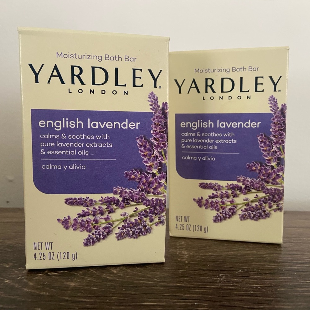 Lot of 2 bars - Yardley of London Soap English Lavender